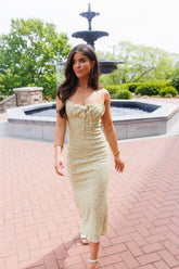 Sunny Days Floral Midi Dress