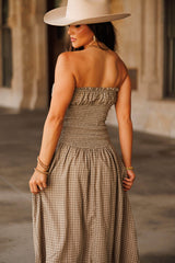 Runaway Moment Gingham Dress