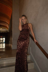Velvet Hearth Maxi Dress