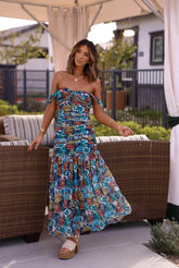 Island Blossom Maxi Dress