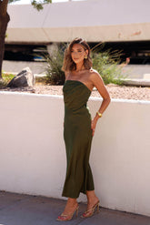 Evergreen Hour Midi Dress