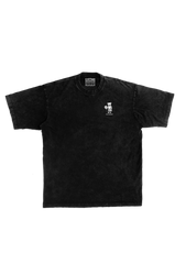 NINA BENDER ACID WASHED OVERSIZED TEE