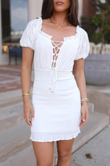 Walk The Line Mini Dress