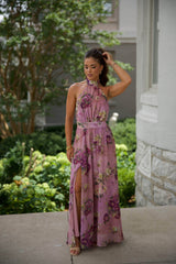 Wine Country Floral Maxi Dress