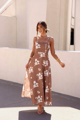 Calla Floral Midi Dress