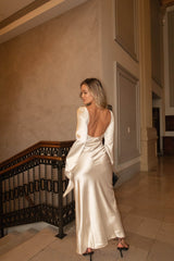 Opaline Hour Satin Dress