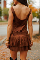 Austin Nights Suede Dress