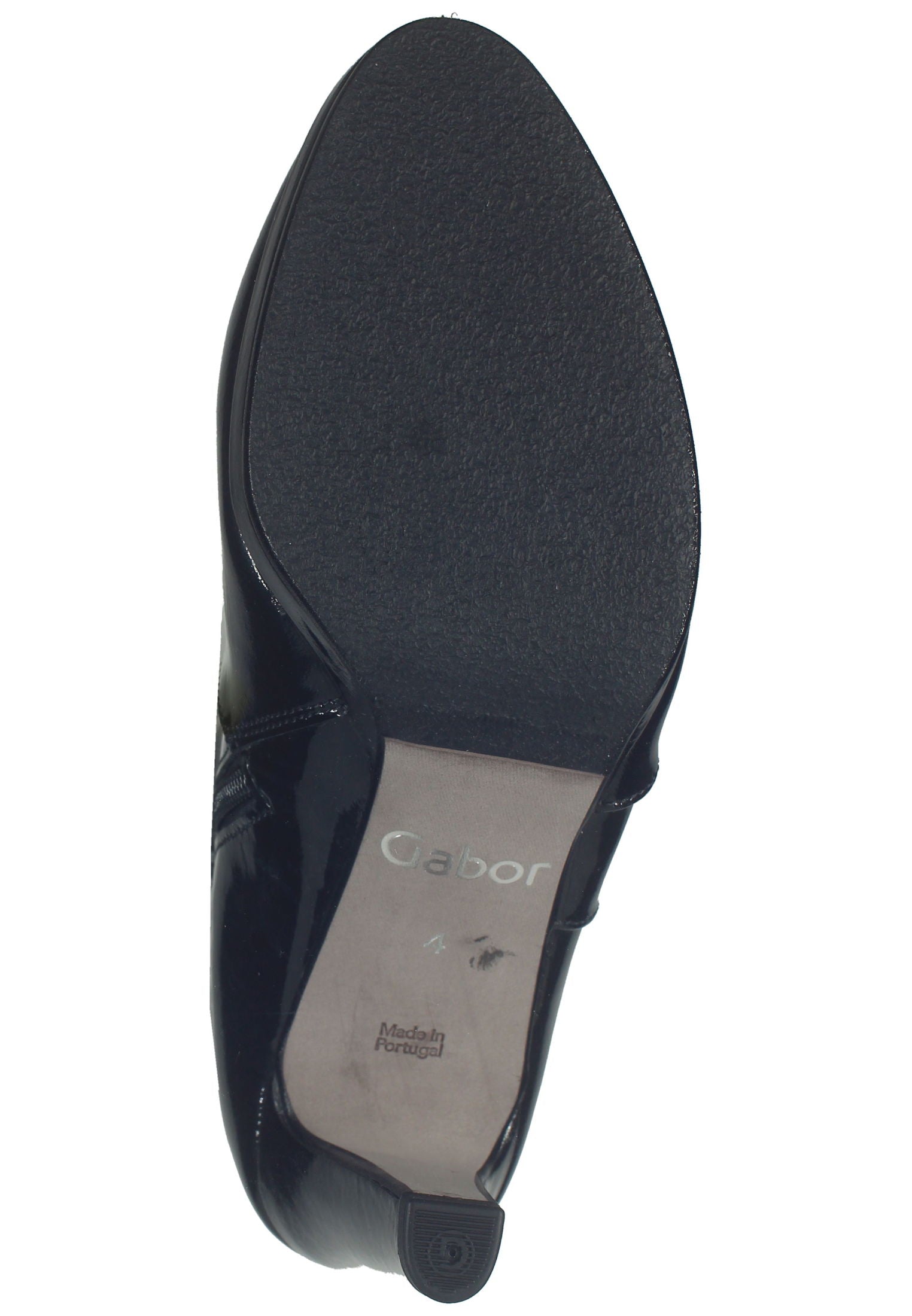 Gabor Stiefel Leder Schwarz Lack Warmfutter