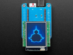 pyboard Color LCD Skin with Resistive Touch (LCD160CR v1.1) [Discontinued] by George Robotics LTD - The Pi Hut