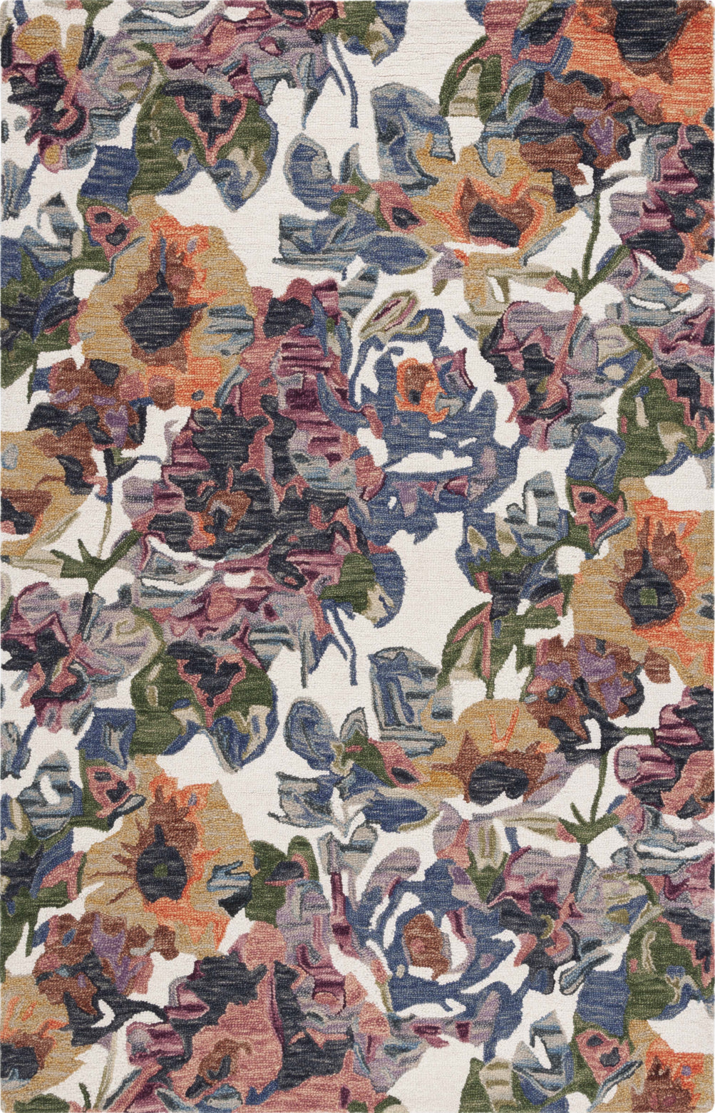 Safavieh Blossom BLM464A Ivory / Blue Area Rug Main